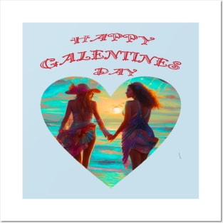 Galentine girlfriends Posters and Art